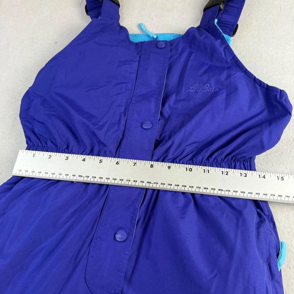 LL Kids L.L. Bean Purple Insulated Snow Bibs Girls Large 14-16 OCY94 Ski Pants
